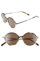 Women's Oliver Peoples Corby 51mm Round Sunglasses - Black