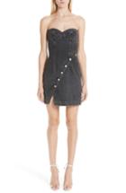 Women's Jean Atelier Claudia Strapless Denim Minidress - Black