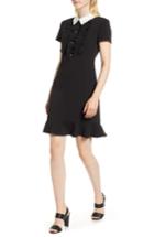 Women's Karl Lagerfeld Paris Ruffle Bib Fit & Flare Dress - Black