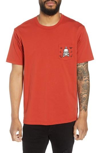 Men's The Kooples Skullhead Crewneck T-shirt - Red