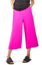 Women's Topshop Sasha Crop Wide Leg Trousers Us (fits Like 0-2) - Pink