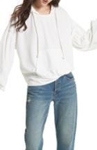 Women's Free People Early Morning Hoodie - White