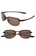 Women's Maui Jim Sandy Beach 55mm Polarizedplus2 Semi Rimless Sunglasses -