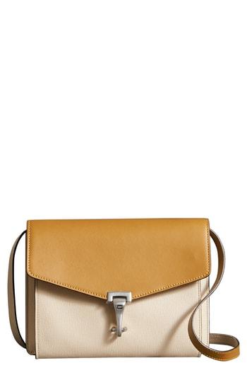 Burberry Small Macken Colorblock Leather Crossbody Bag - Yellow