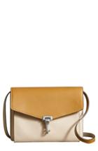 Burberry Small Macken Colorblock Leather Crossbody Bag - Yellow
