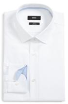 Men's Boss Jesse Slim Fit Easy Iron Dress Shirt - White