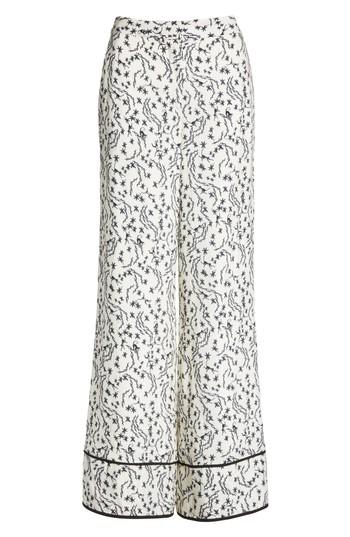 Women's Yigal Azrouel Floral Print Wide Leg Pants