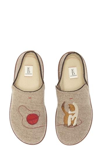 Women's Ed Ellen Degeneres 'tillie' Scuff Slipper M - Brown
