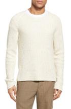 Men's Vince Thermal Stitch Cotton Pullover