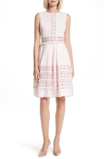 Women's Ted Baker London Olym Contrast Trim Dress