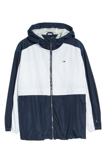 Women's Tommy Jeans Tjw Stripe Windbreaker Jacket - Black