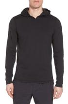 Men's Prana Cotton Blend Hoodie - Black