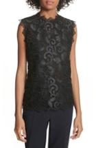 Women's Ted Baker London Scalloped Lace Top - Black