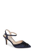 Women's Nina Thora Beaded Pointy Toe Pump .5 M - Blue