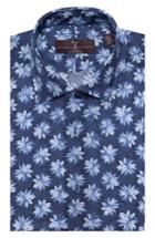 Men's Robert Talbott Tailored Fit Floral Dress Shirt .5 - Blue