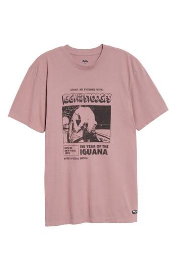 Men's Iggy Pop X Billabong Iguana T-shirt - Red