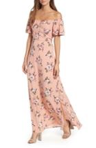 Women's Row A Off The Shoulder Maxi Dress - Pink