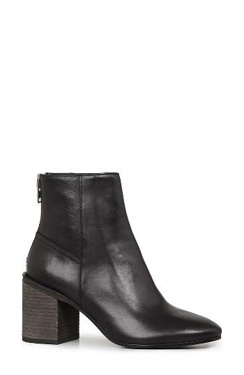 Women's Allsaints Idella Block Heel Bootie Eu - Black