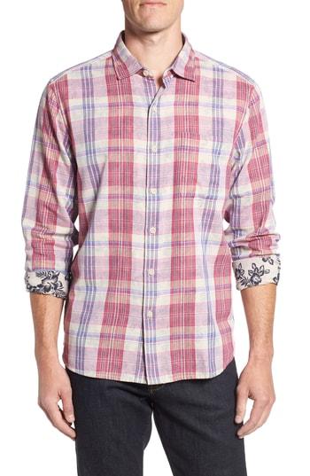 Men's Tommy Bahama Palapa Plaid Sport Shirt - Green