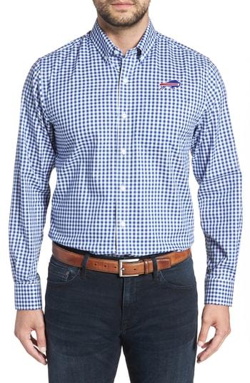 Men's Cutter & Buck League Buffalo Bills Fit Shirt, Size Small - Blue