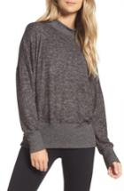 Women's Zella Cozy Mock Neck Pullover, Size - Grey