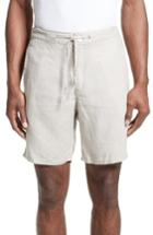 Men's Onia Max Linen Shorts - Beige