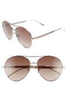 Women's Jimmy Choo Noria 61mm Special Fit Gradient Aviator Sunglasses -