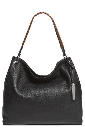 Vince Camuto Nadja Leather Hobo - Black