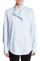Women's Stella Mccartney Damiane Cotton Poplin Shirt Us / 42 It - White