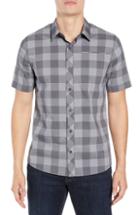Men's Travis Mathew Buffalo Fit Sport Shirt, Size Medium - Grey