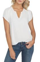 Women's 1.state Flutter Sleeve Blouse - White