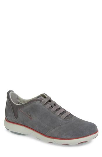 Men's Geox 'nebula 7' Slip-on Sneaker Us / 41eu - Grey