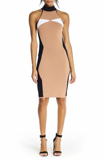 Women's Kendall + Kylie Illusion Body-con Dress