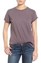 Women's Current/elliott The Rolled Sleeve Glitter Tee