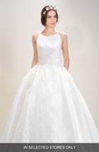 Women's Jesus Peiro Halter Organza Gown, Size In Store Only - Ivory