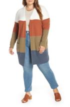 Women's Madewell Kent Colorblock Long Cardigan