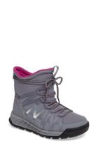Women's New Balance Q416 Weatherproof Snow Boot B - Grey