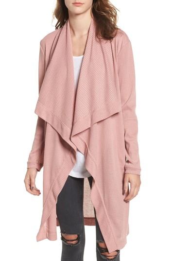 Women's 4si3nna Open Front Cardigan - Pink