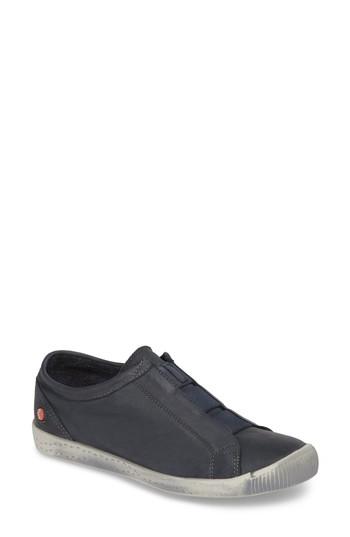 Women's Softinos By Fly London Slip-on Sneaker Us / 35eu - Blue