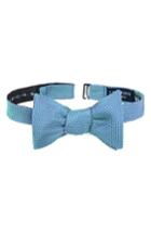 Men's Ted Baker London Natte Check Bow Tie, Size - Green