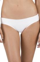 Women's Volcom Simply Solid Cheeky Bikini Bottoms - White