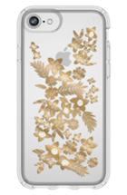 Speck Transparent Shimmer Floral Metallic Iphone 6/6s/7/8 Case - Metallic