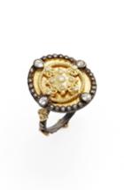 Women's Armenta Old World Heraldry Oval Shield Ring