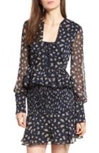 Women's The East Order Lace-up Peplum Blouse - Blue