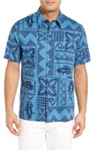 Men's Quiksilver Fish Guru Print Sport Shirt