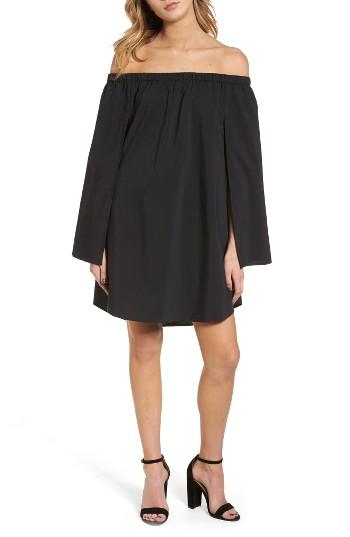 Women's Trouve Off The Shoulder Cape Dress