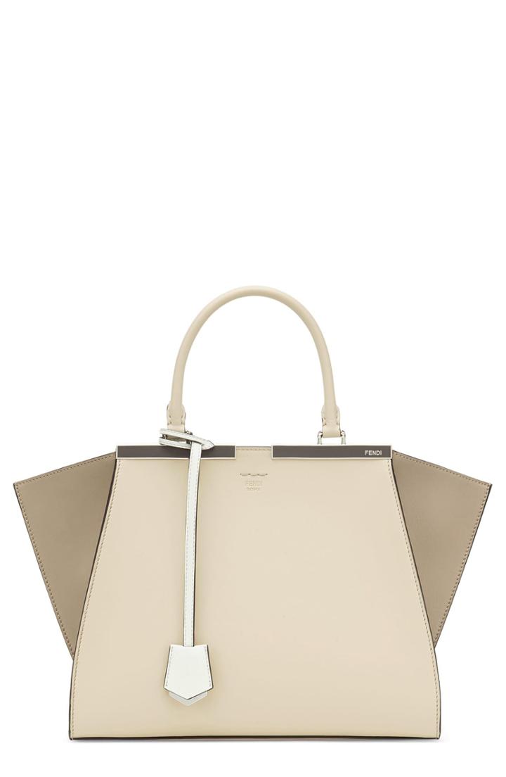 Fendi 3jours Colorblock Leather Shopper -