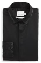 Men's Topman Satin Trim Woven Shirt