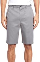 Men's Nordstrom Men's Shop Flat Front Supima Cotton Shorts - Grey