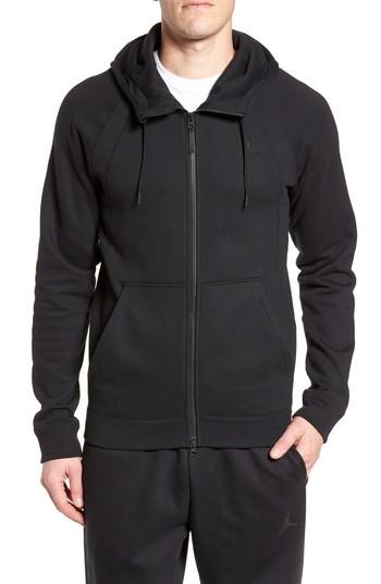 Men's Nike Jordan Sportswear Wings Full Zip Jacket, Size - Black